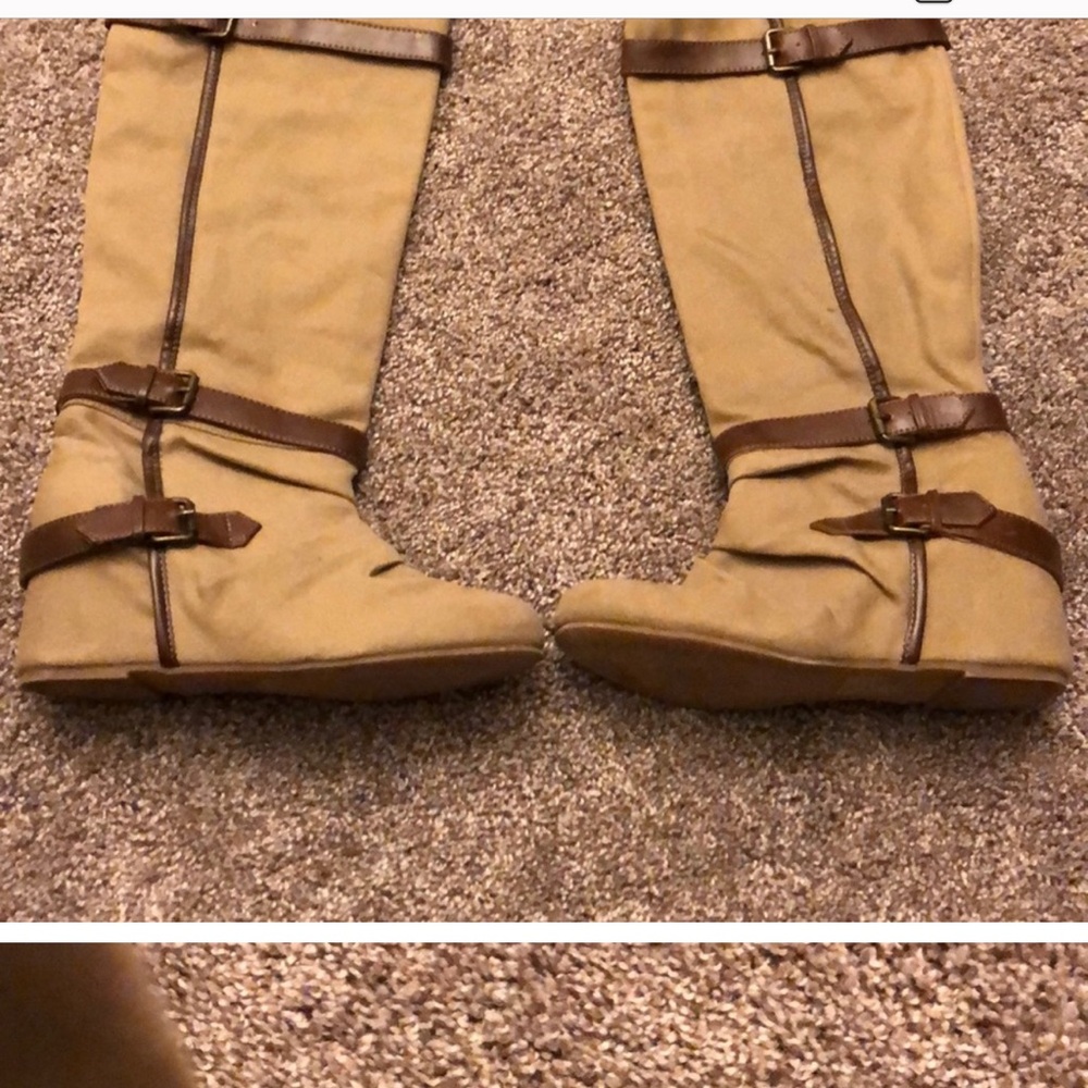 Aldo tall wedge boots